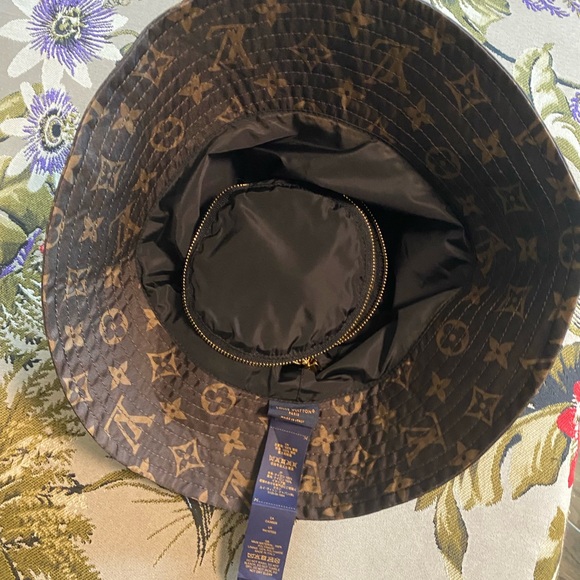 LV Monogram Pocket Bucket Hat - Picture 5 of 11